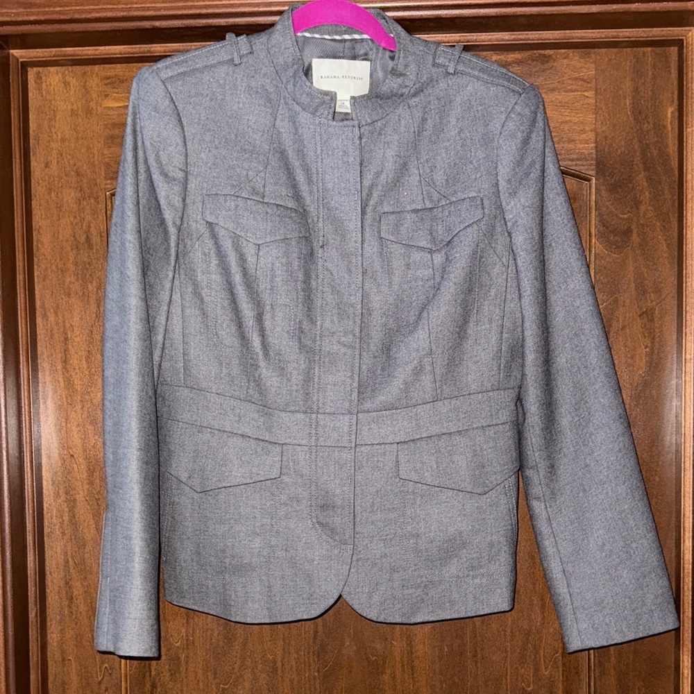 Banana Republic Gray Women's Blazer